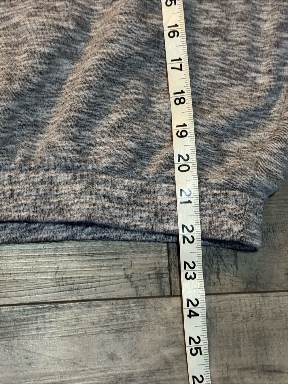 PINK Victoria's Secret Half-Zip Heather Gray Cropped Oversized Sweater, Medium - Picture 5 of 5